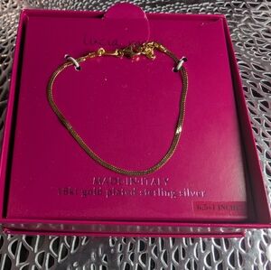 Gold Plated Sterling Silver Bracelet By Lucia Mara